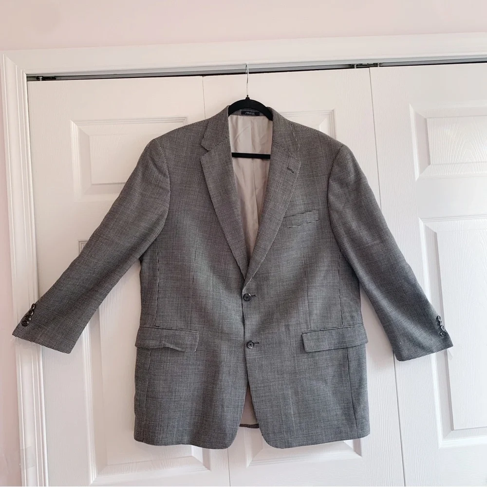 Hart Schaffner Marx Black & White Blazer